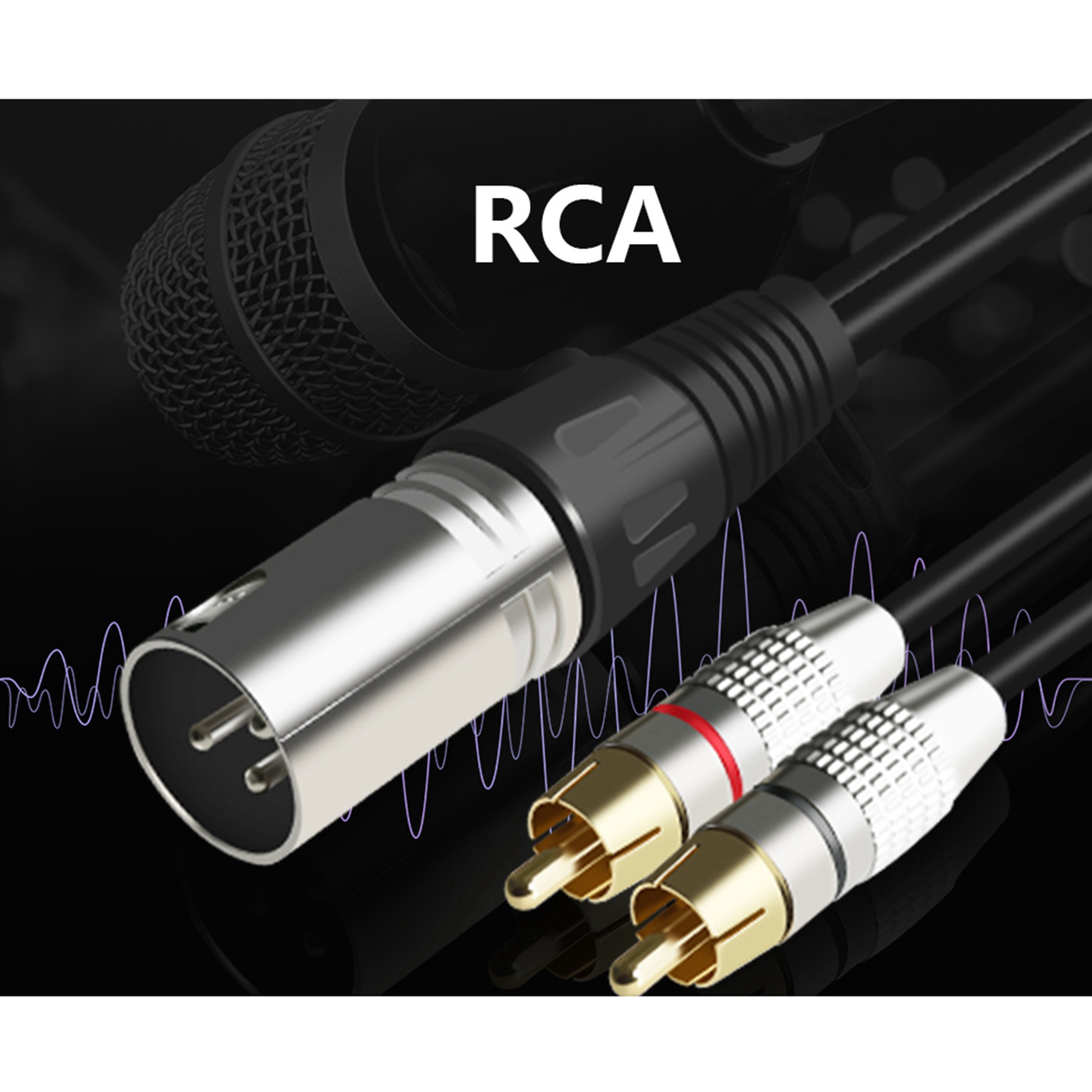 موصل كابل صوت ستيريو ، سلك مقس - مراجعة Audio Splitter Y وسعره
