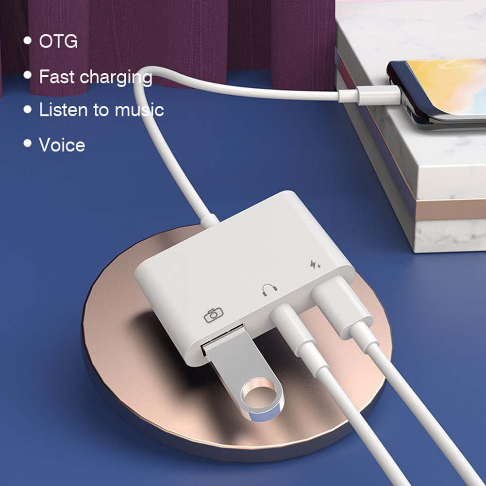 محول صوتي 3 في 1 من النوع C إل - مراجعة Earphone Splitter Jack وسعره