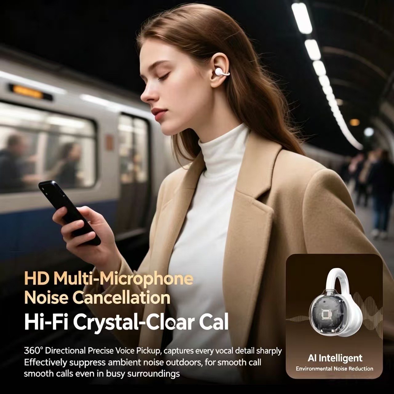 سماعات بلوتوث لاسلكية مفتوحة ا - مراجعة Sports Earphone Hook وسعره