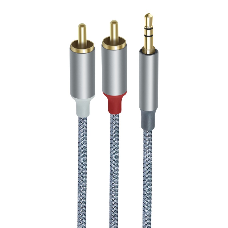 3 قطعة Hifi Y الفاصل محول كابل - مراجعة Audio Splitter Y وسعره