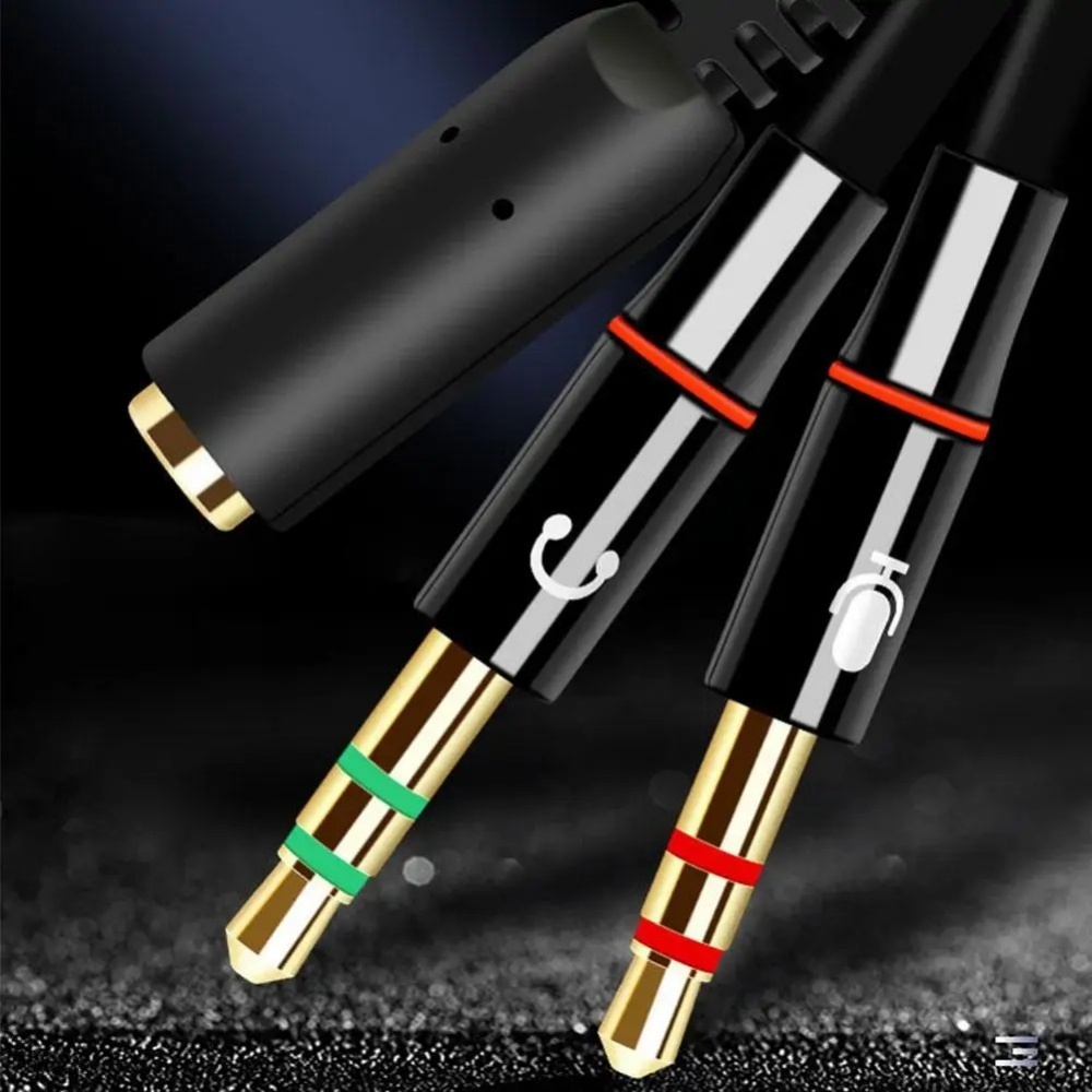 3.5 مللي متر سماعة ميكروفون مق - مراجعة Audio Splitter Y وسعره