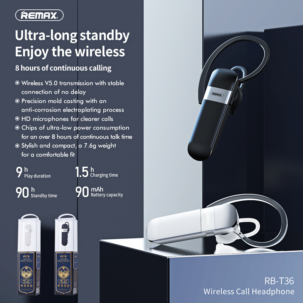 ريماكس RB-T36 TWS 5.0 صحيح ستي - مراجعة Wireless Earbuds Tws وسعره