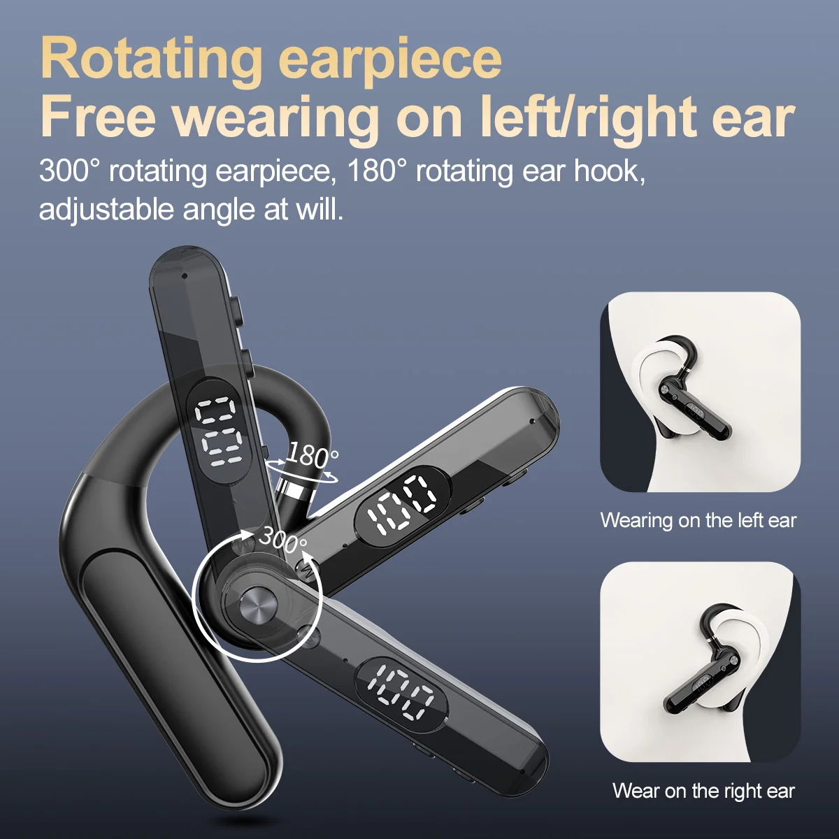 سماعات بلوتوث لاسلكية مع ميكرو - مراجعة Bluetooth Headset On Ear وسعره