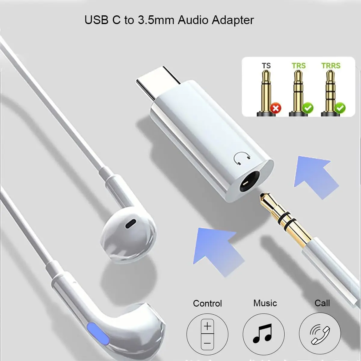 USB C to 3.5mm Earphone Adapte - مراجعة Usb C Earphone وسعره