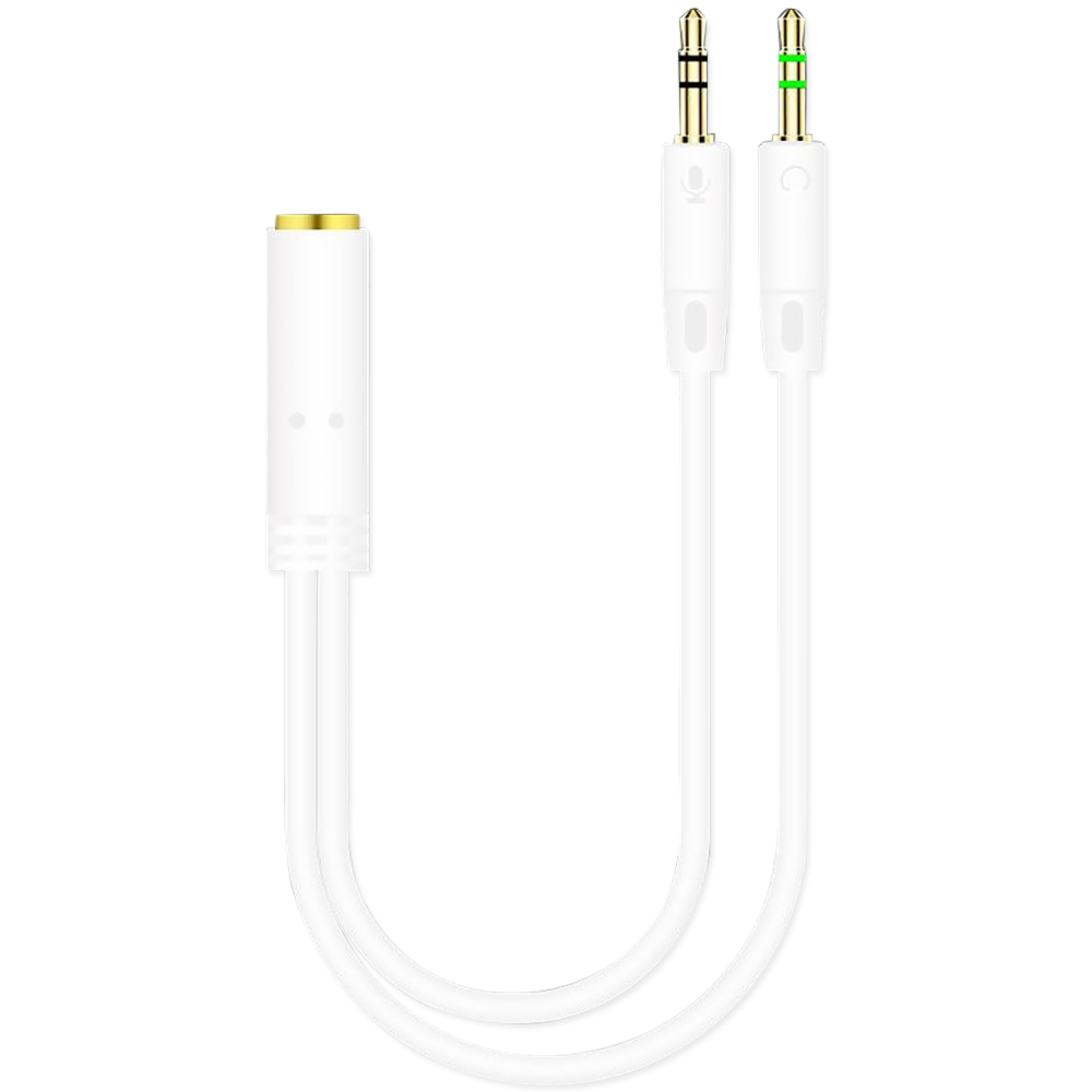 3.5 مللي متر جاك 2 ذكر إلى 1 أ - مراجعة Earphone Splitter Jack وسعره