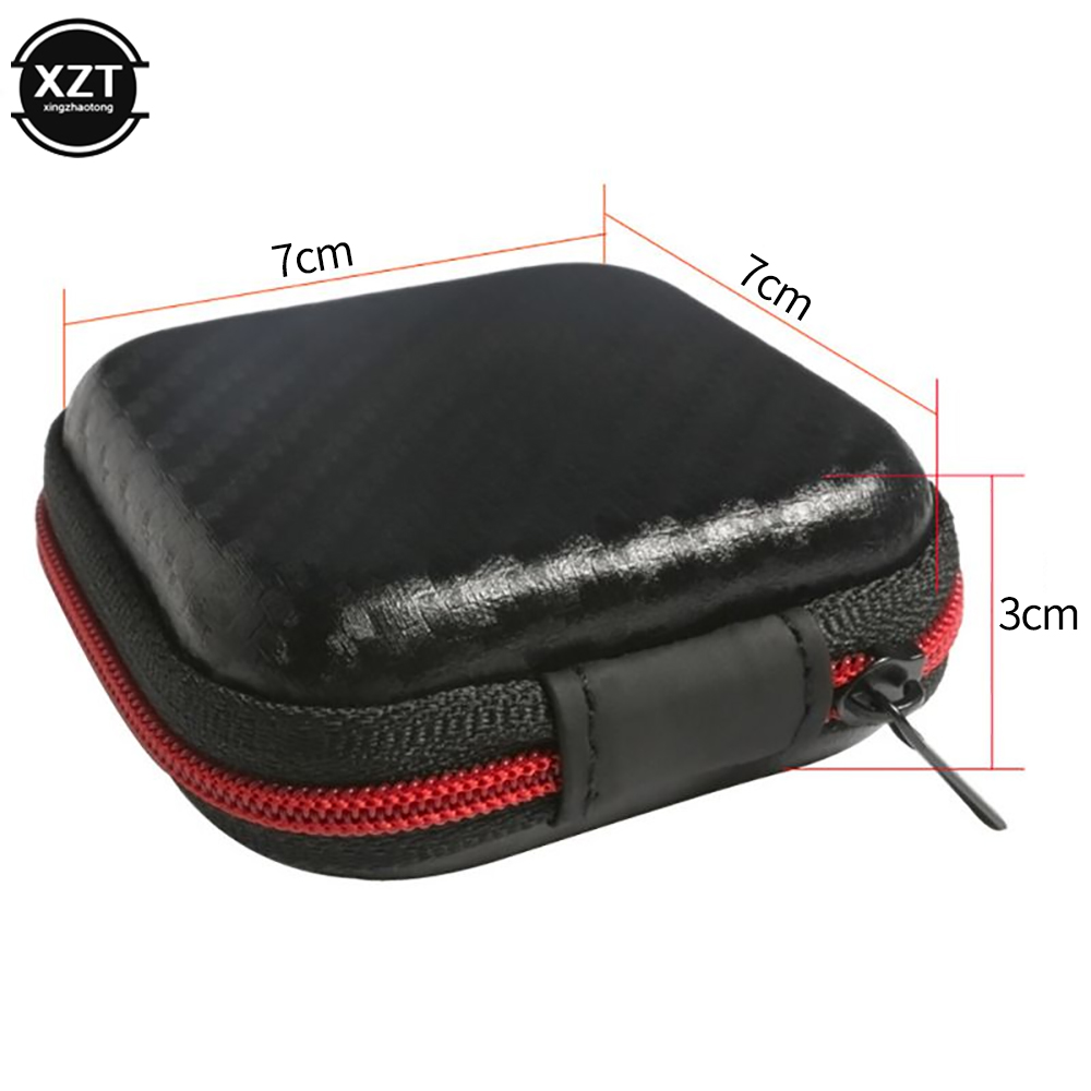 سماعة حقيبة صغيرة سستة مربع صن - مراجعة Headphone Case Hard وسعره
