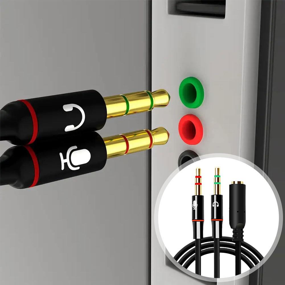 محول صوت وميكروفون للسماعات لل - مراجعة Audio Splitter Y وسعره