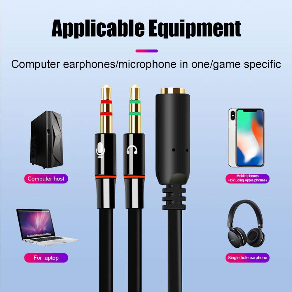 محول صوت وميكروفون للسماعات لل - مراجعة Audio Splitter Y وسعره