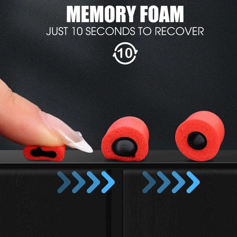 أغطية سماعات الأذن من الإسفنج  - مراجعة Earphone Foam Tip وسعره